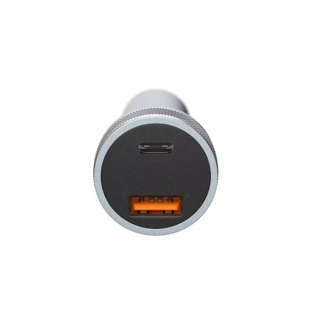 АЗУ Breaking C08, USB-A + USB-C, QC 3.0, PD 54W, Led Steel (Графит)