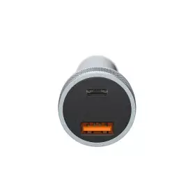 АЗУ Breaking C08, USB-A + USB-C, QC 3.0, PD 54W, Led Steel (Графит)