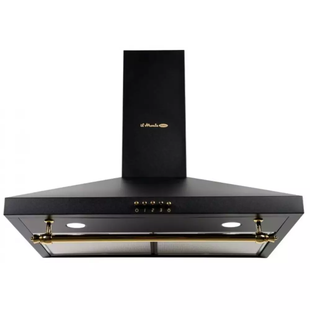 Вытяжка каминная il Monte KH-DOME 6011 Black rustico gold