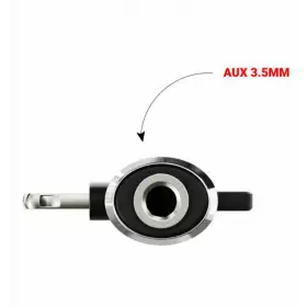 Адаптер Breaking Lightning - AUX 3.5mm+-Lightning (Черный) 24570