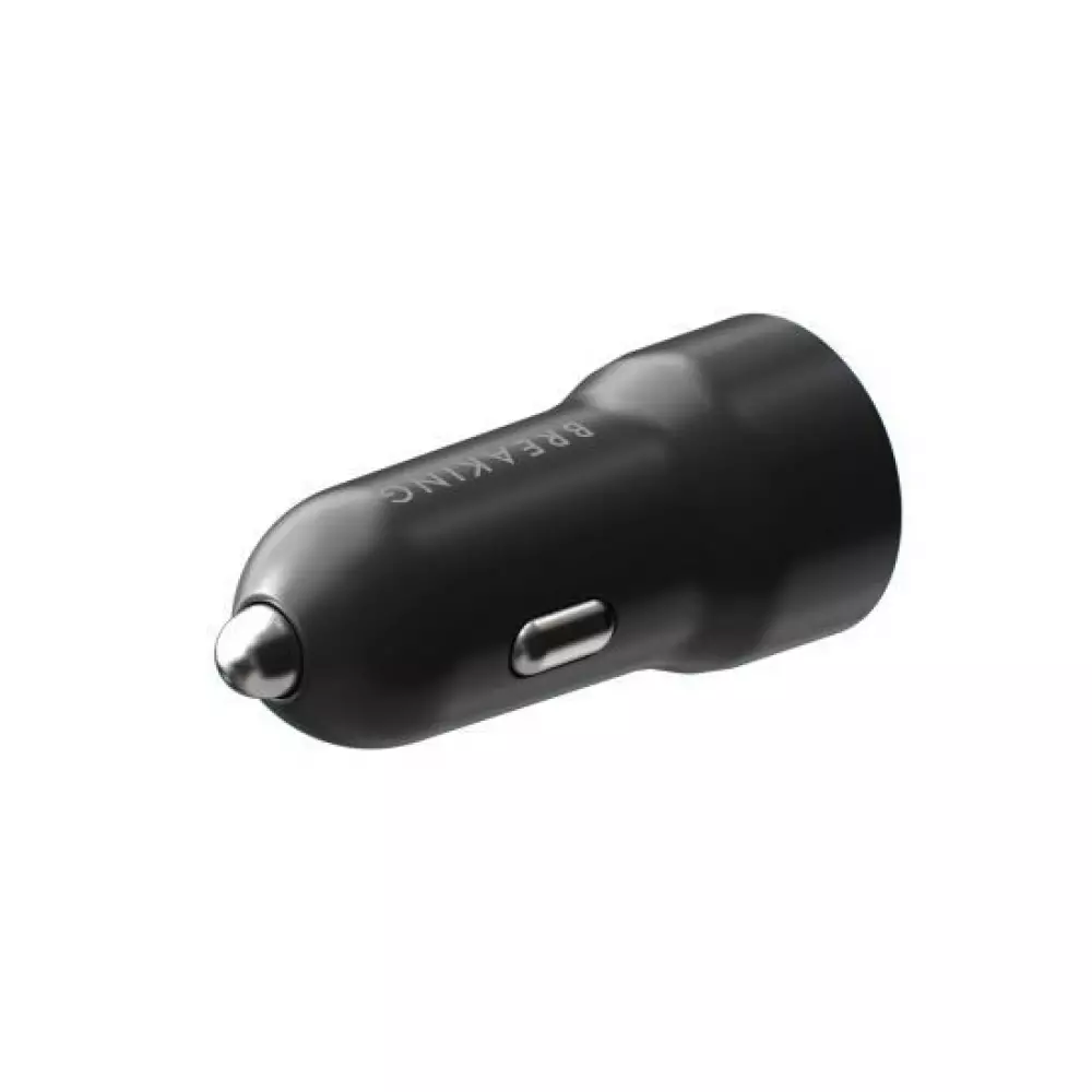АЗУ Breaking A03, USB-C PD 20W, 3A+кабель USB-C - Lightning (черный) 23182