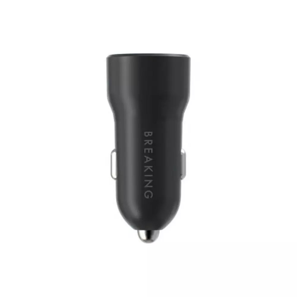 АЗУ Breaking A03, USB-C PD 20W, 3A+кабель USB-C - Lightning (черный) 23182