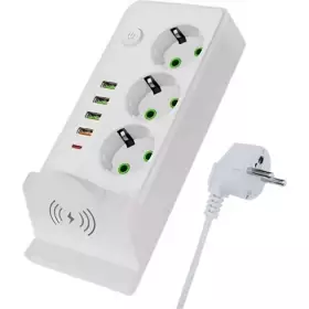 Сетевой фильтр QL-1080U 3м Белый 3гн 4 порта+1Type-C fast charge