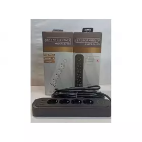 Сетевой фильтр QL-1085U 3м Черный 4гн 3 порта 1Type-C