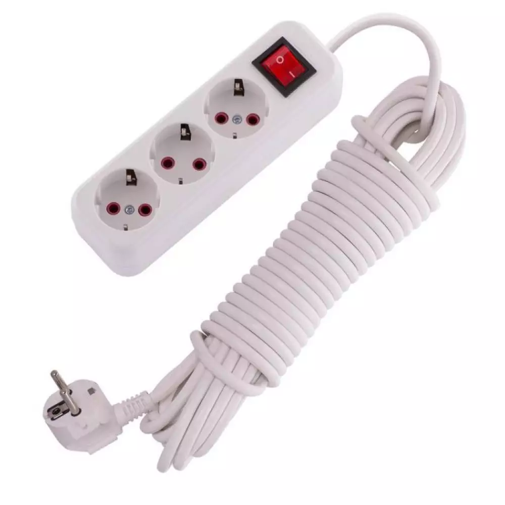 Удлинитель Lezard LILA удлин 3х10м с\з с выкл 12шт 720-0310-302