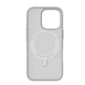 Чехол Momax Roller MagSafe iPhone 16 Pro с кольцом серая