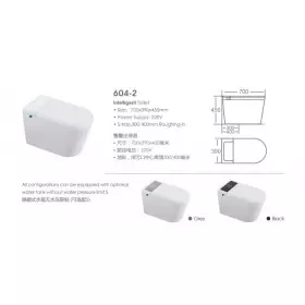 Унитаз умный напольный Knois KN60402B-BASE, с сидением