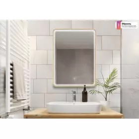 Зеркало ДАБЛ-Ю Бангкок Gold BNK80*80GK 80x80 с подсветкой