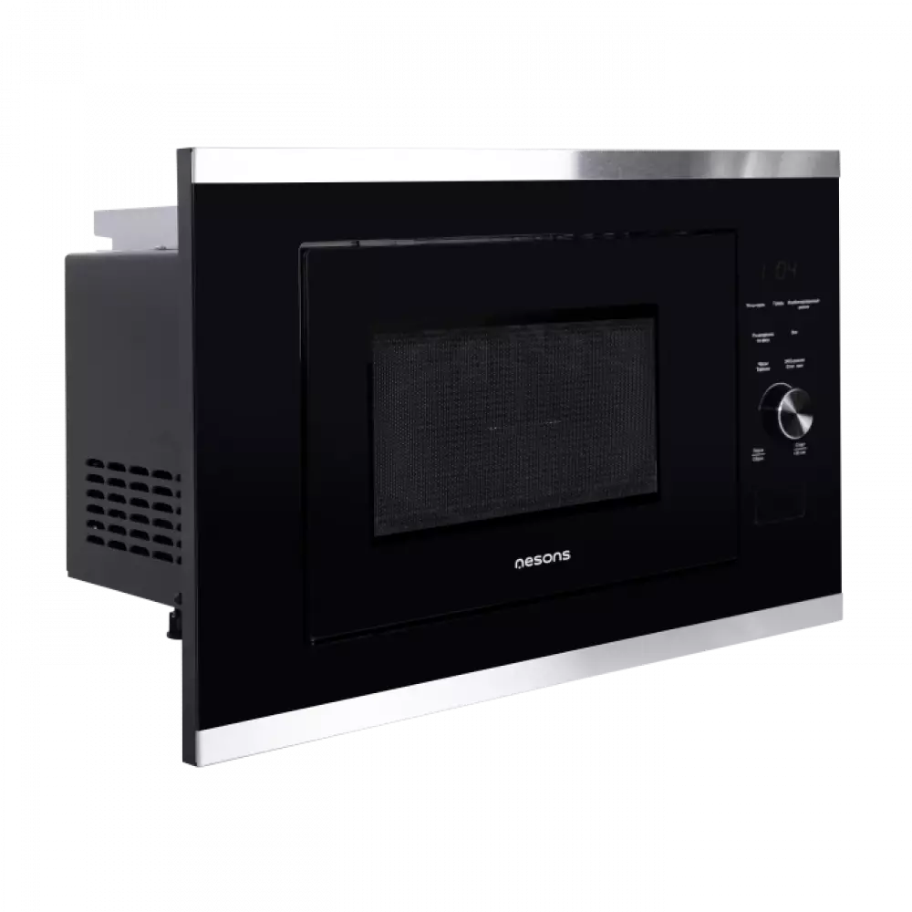 Встраиваемая микроволновая печь Nesons NS-MWB25BGD91GB черный