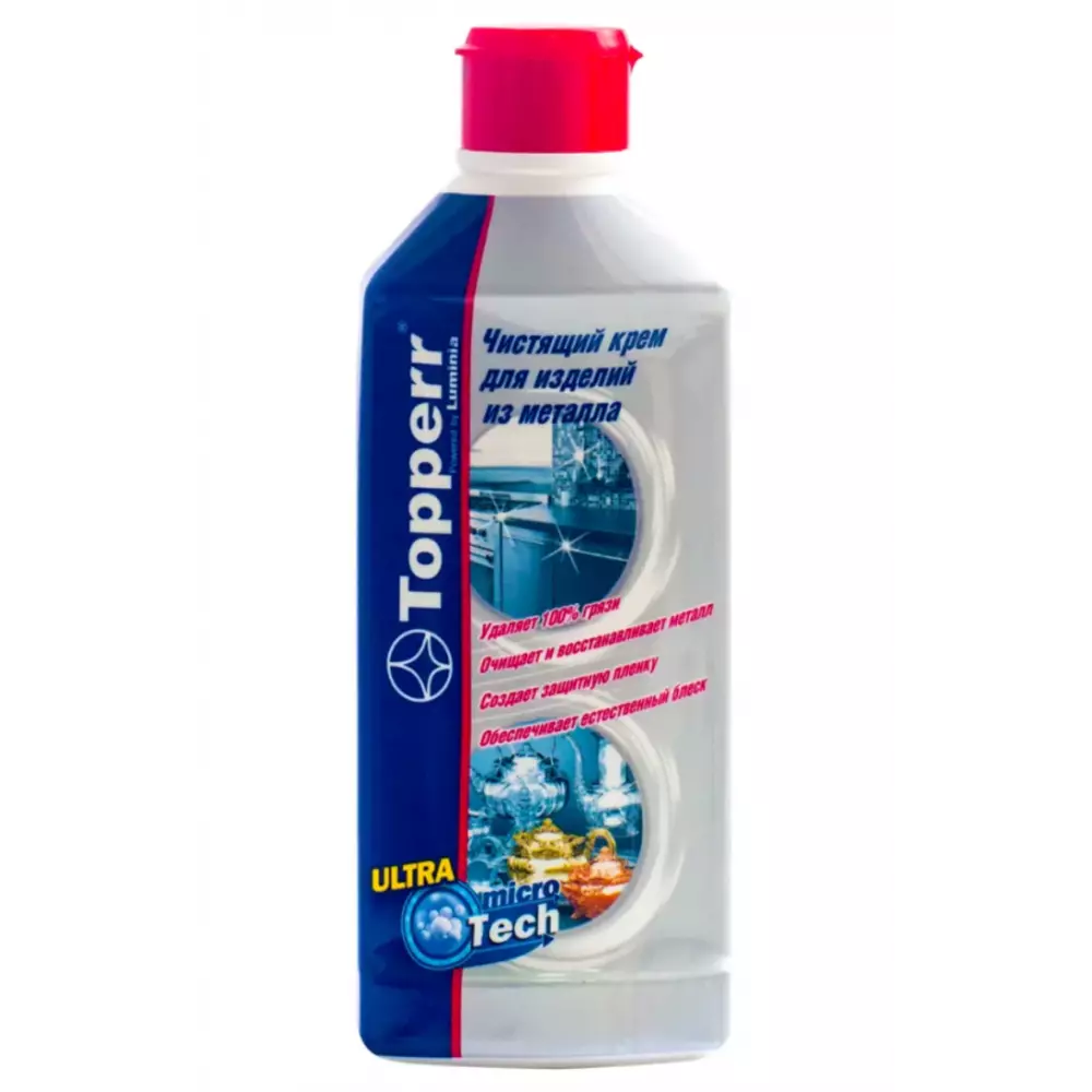 Topperr 3436 Чистящий крем для изделий из металлов, 250 мл