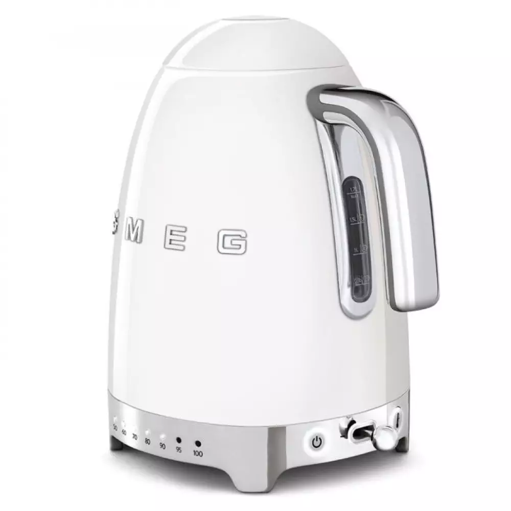 Электрический чайник Smeg KLF04PBEU белый