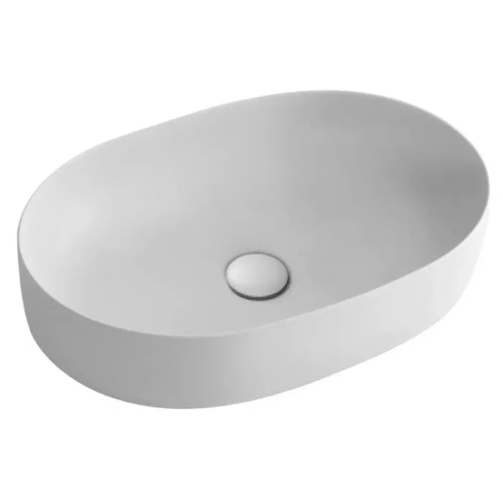 Раковина Dikalan KN00MF504A 605*385*120 овальная, белая