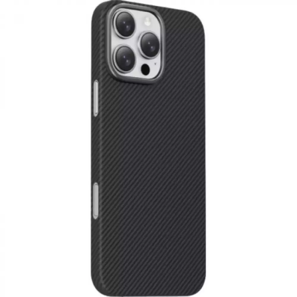Чехол Knit MagSafe Carbon iPhone 16 Pro Max черный