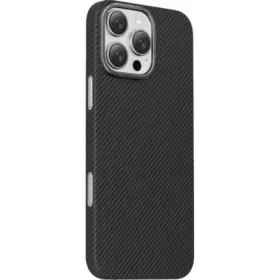 Чехол Knit MagSafe Carbon iPhone 16 Pro черный