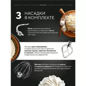 Миксер планетарный Nesons NS-KMGP19MDSB
