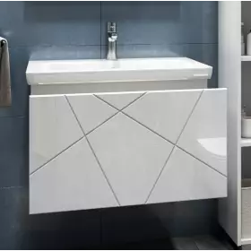 Тумба Vigo Geometry 60 белая под умывальник Como 60