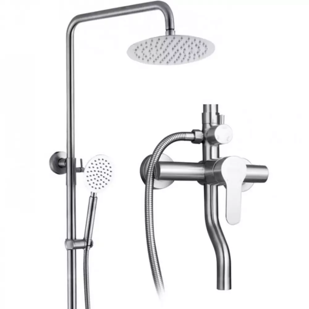 Душевая стойка Dikalan B9064 3-х функциональная, черный