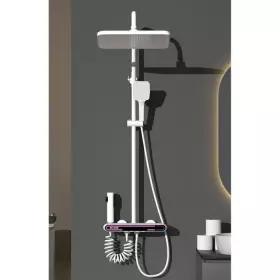 Душевая стойка Dikalan D99088-W с LED-дисплеем, белый