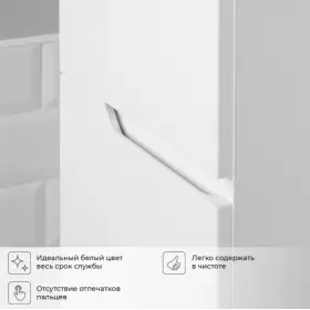 Пенал Итана Sky 40 подвесной белый 400*316*1600 левый