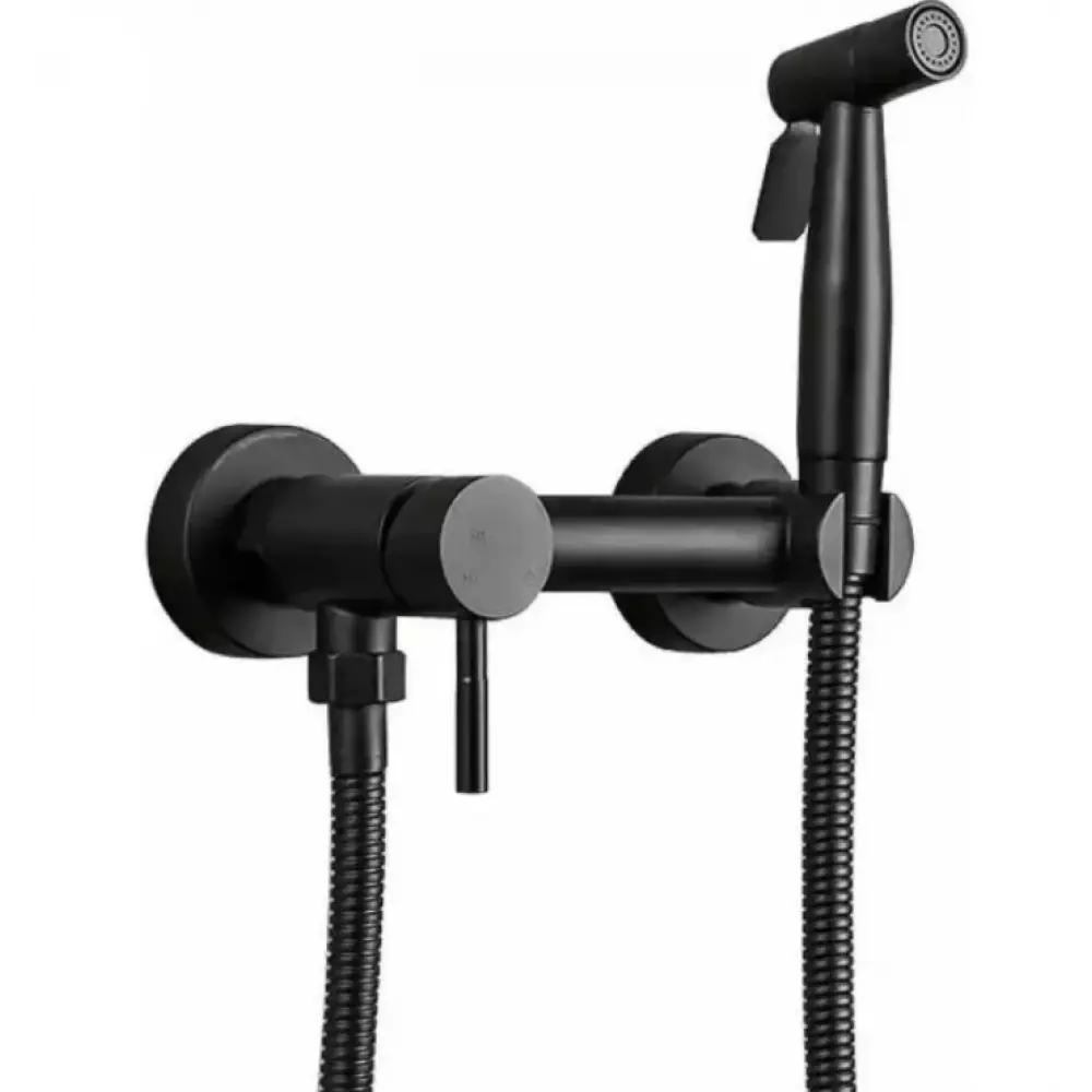 Гигиенический душ Haiba HB5519-7 со смесителем черный