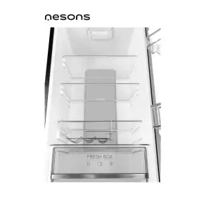 Холодильник Nesons NS-BF196GB60NFN34DKN черный