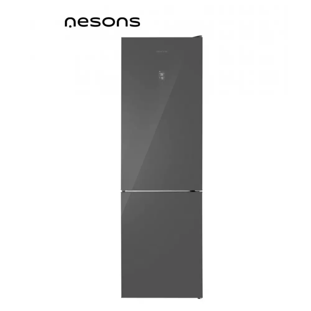 Холодильник Nesons NS-BF196GG60NFN34DKN серый