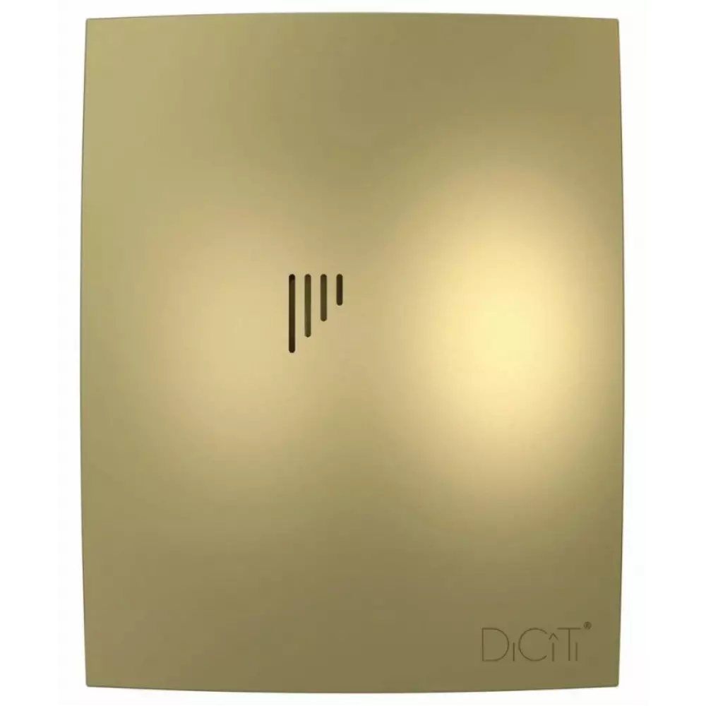 Вентилятор вытяжной DiCiTi Breeze 4C Champagne с обр.клапаном D 100