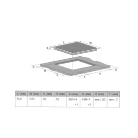 Индукционная варочная панель Gorenje GI6401BSCE