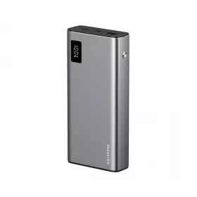 Внешний аккумулятор Breaking Metallica USB-A+2USB-C 20000 mAh,  22,5W, PD, QC 3.0, LED Графит 27202