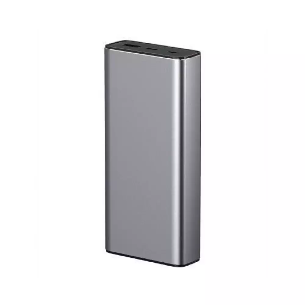 Внешний аккумулятор Breaking Metallica USB-A+2USB-C 20000 mAh,  22,5W, PD, QC 3.0, LED Графит 27202