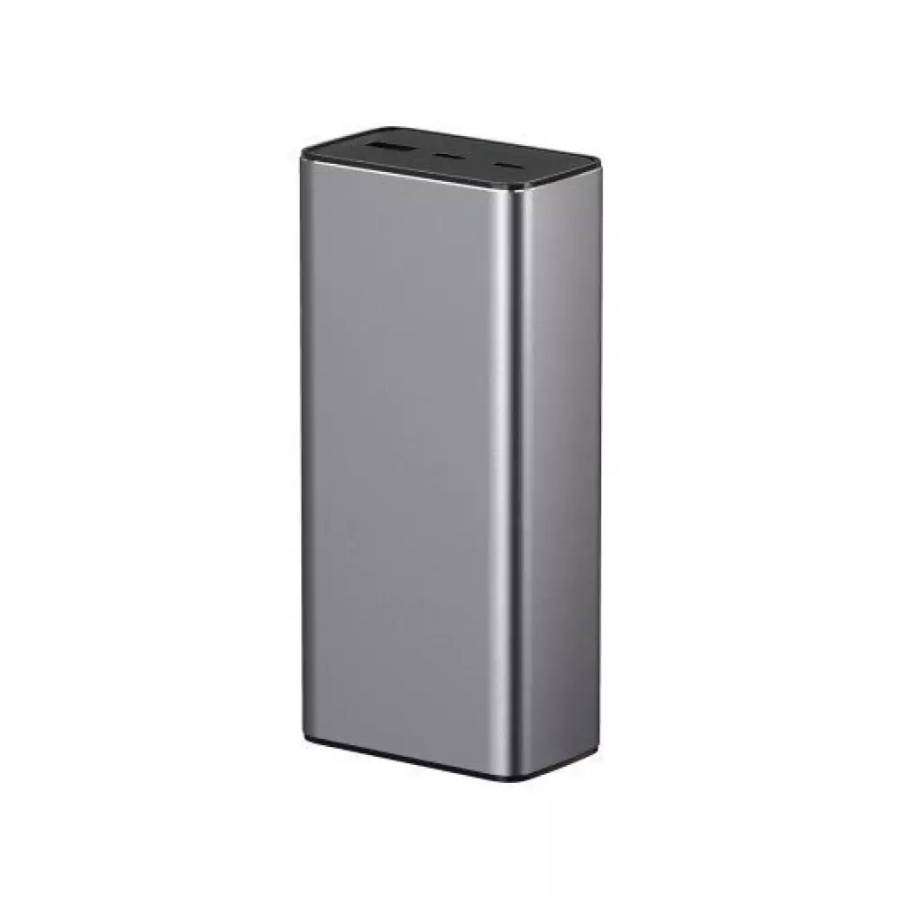 Внешний аккумулятор Breaking Metallica USB-A+2USB-C 30000 mAh,  22,5W, PD, QC 3.0, LED Графит 27206