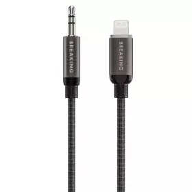Кабель AUX Breaking Graphite, Lightning-AUX 1м (Черный) 24115