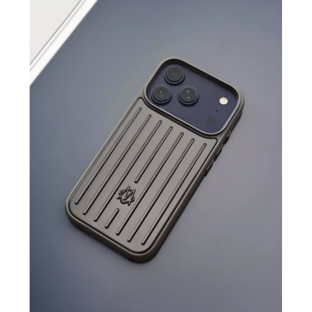 Чехол  Rimowa iPhone 17 Pro Max серый