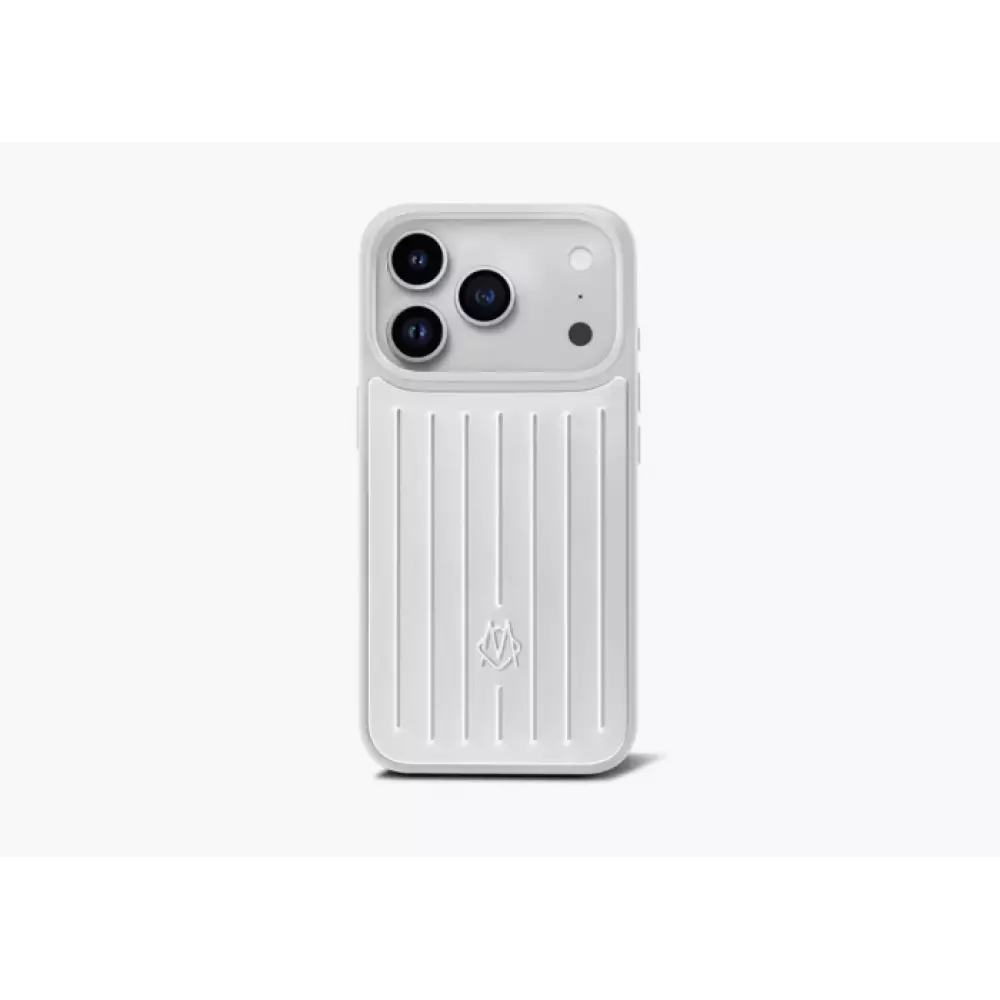 Чехол  Rimowa iPhone 17 Pro серебристый
