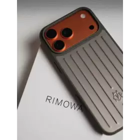 Чехол  Rimowa iPhone 17 Pro серый