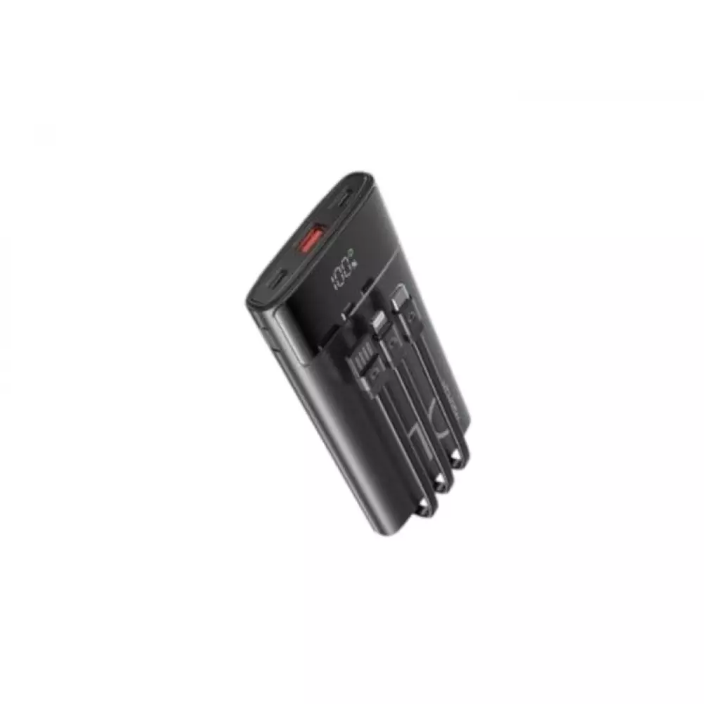 Внешний аккумулятор Walker WB615 10000 mAh черный