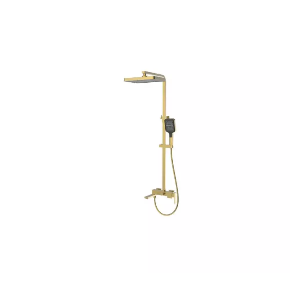 Душевая система Haiba HB25803-5 брашированное золото (нержавейка)