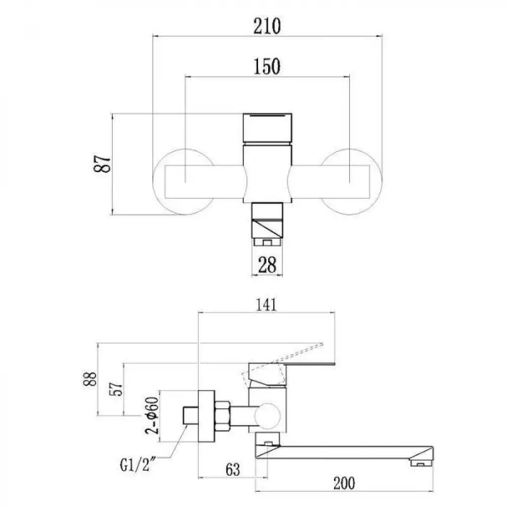Смеситель Fmark FS8207C матовое золото