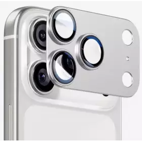 Защитная пластина на камеру Li Glass iPhone 18Pro Max серебристый