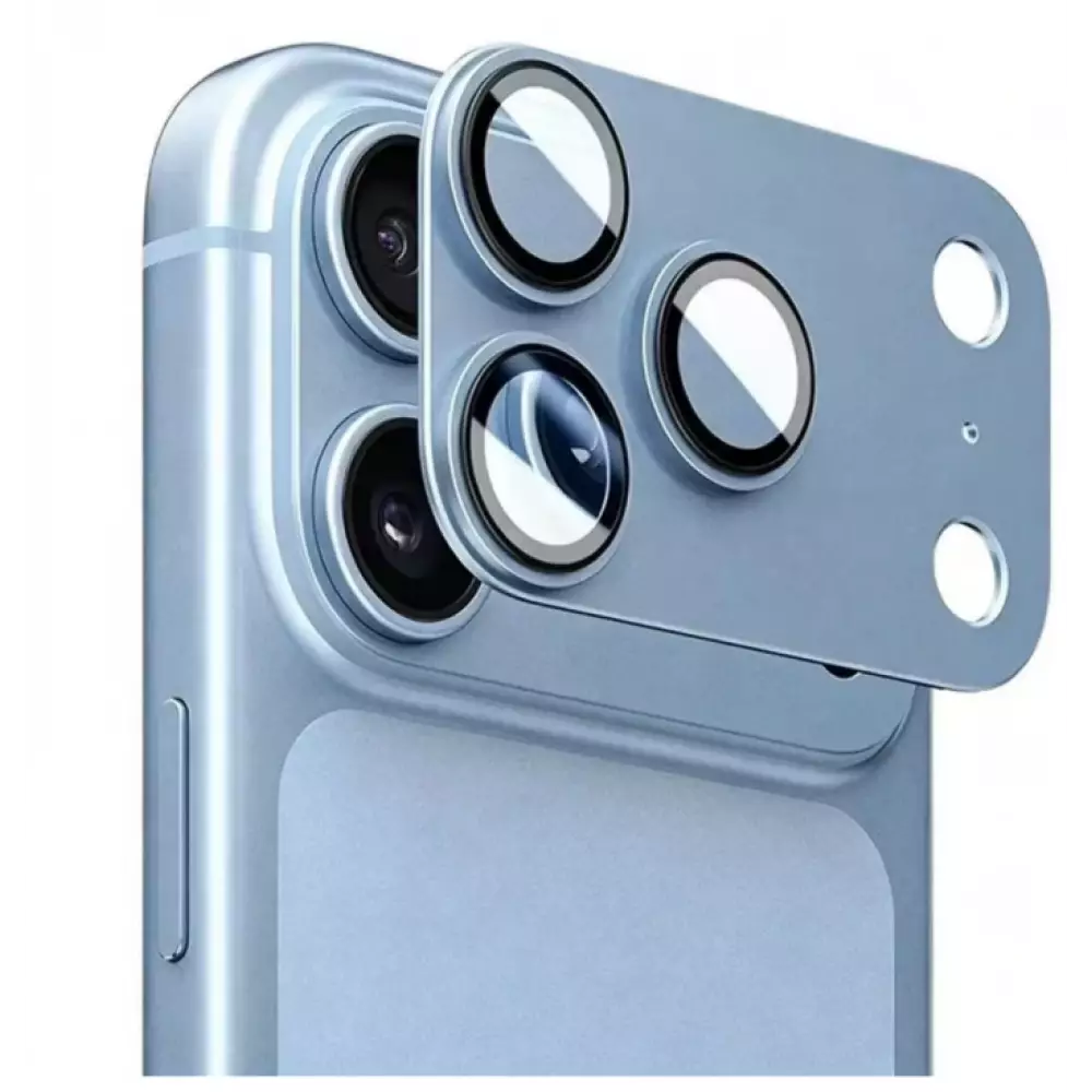 Защитная пластина на камеру Li Glass iPhone 18Pro синий