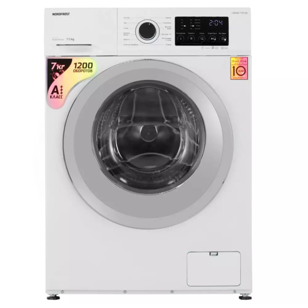 Стиральная машина Nordfrost i-DDQ4 7120 Ws 7кг